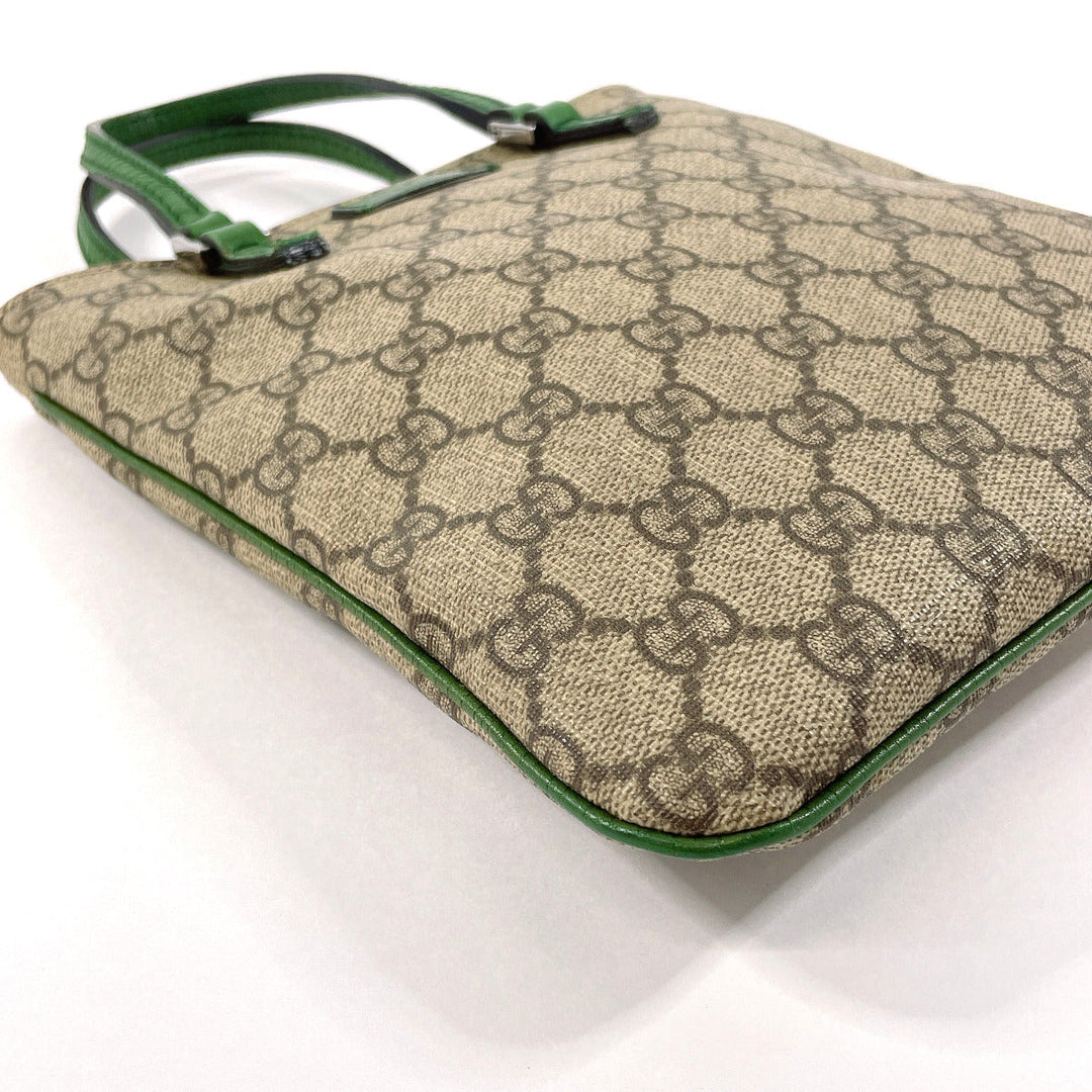 GUCCI Handbag 114600 GG Supreme canvas, leather beige Mini tote Women Used Authentic