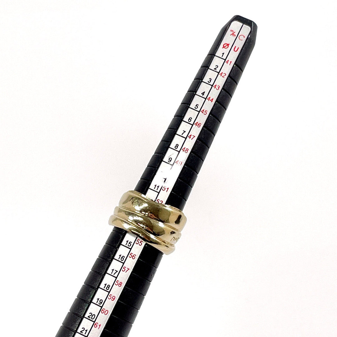 SAINT LAURENT PARIS Ring metal gold Women Used Authentic