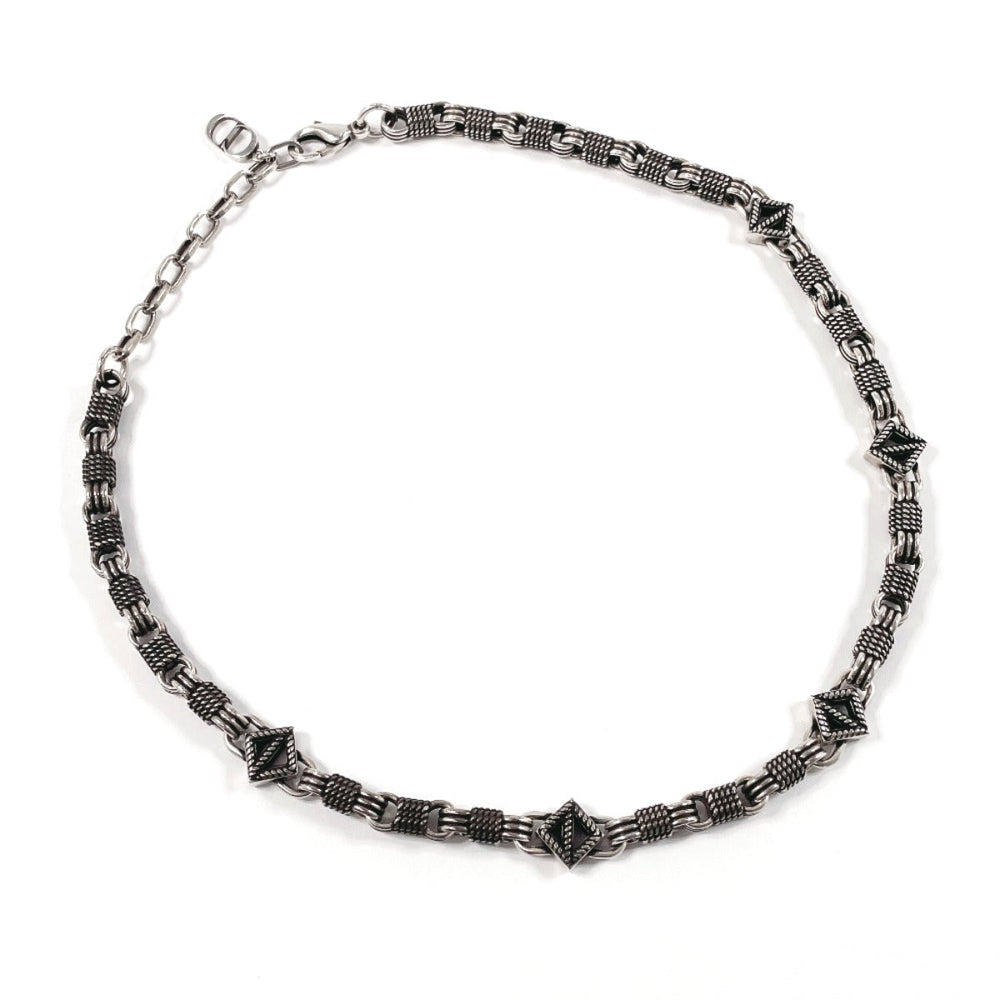 Dior Necklace Silver , AG83.7% CU13.1% Silver CD diamond