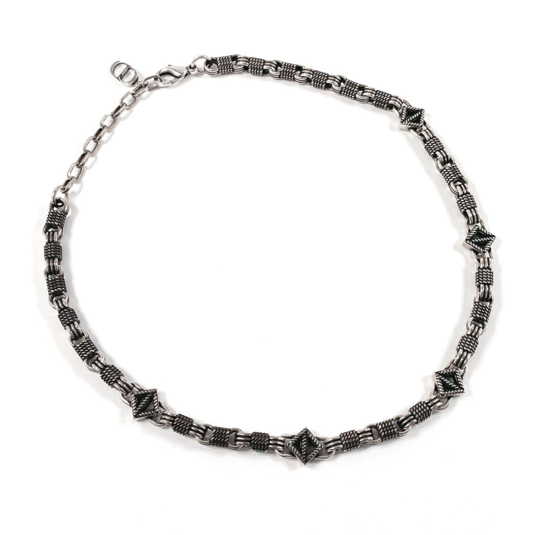 Dior Necklace Silver , AG83.7% CU13.1% Silver CD diamond