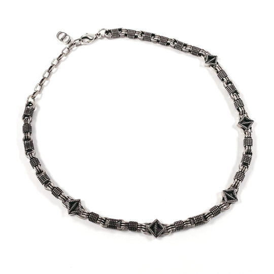 Dior Necklace Silver , AG83.7% CU13.1% Silver CD diamond