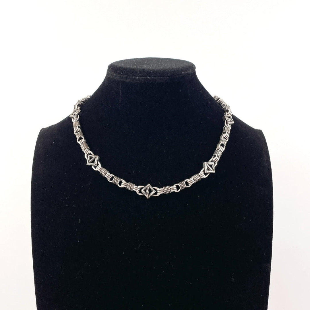 Dior Necklace Silver , AG83.7% CU13.1% Silver CD diamond