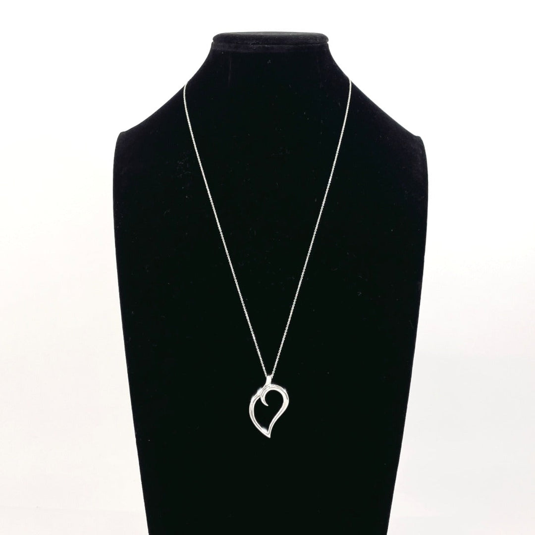TIFFANY&Co. Necklace Silver925 Silver Leaf heart