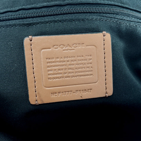 COACH Tote Bag F11847 Nylon black camouflage unisex Used Authentic