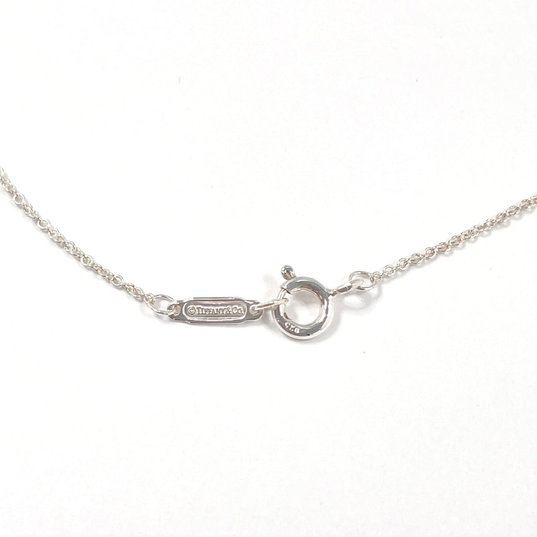 TIFFANY&Co. Necklace Silver925 Silver Fold heart Women Used Authentic