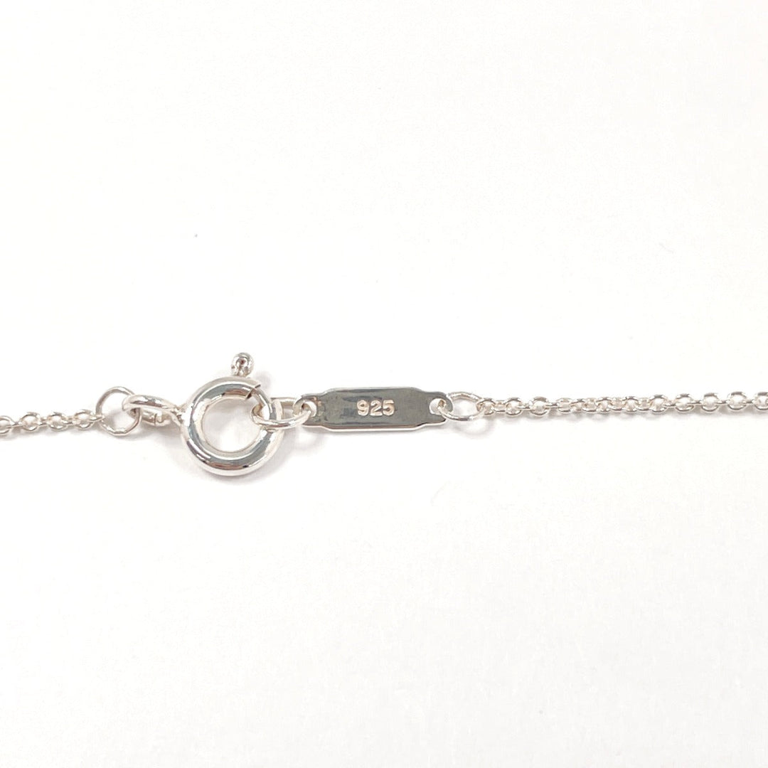 TIFFANY&Co. Necklace Silver925 Silver Fold heart Women Used Authentic