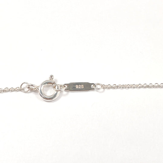 TIFFANY&Co. Necklace Silver925 Silver Fold heart Women Used Authentic