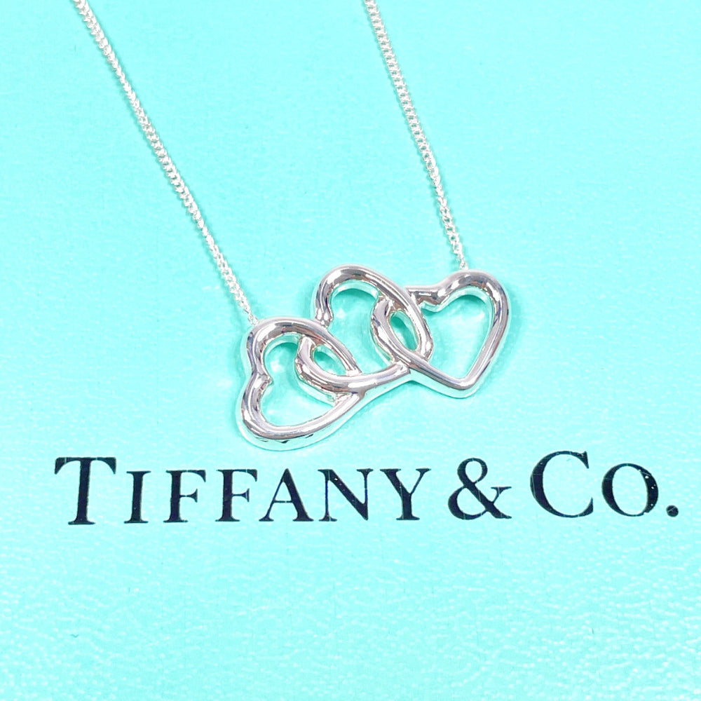 TIFFANY&Co. Necklace Silver925 Silver Triple heart