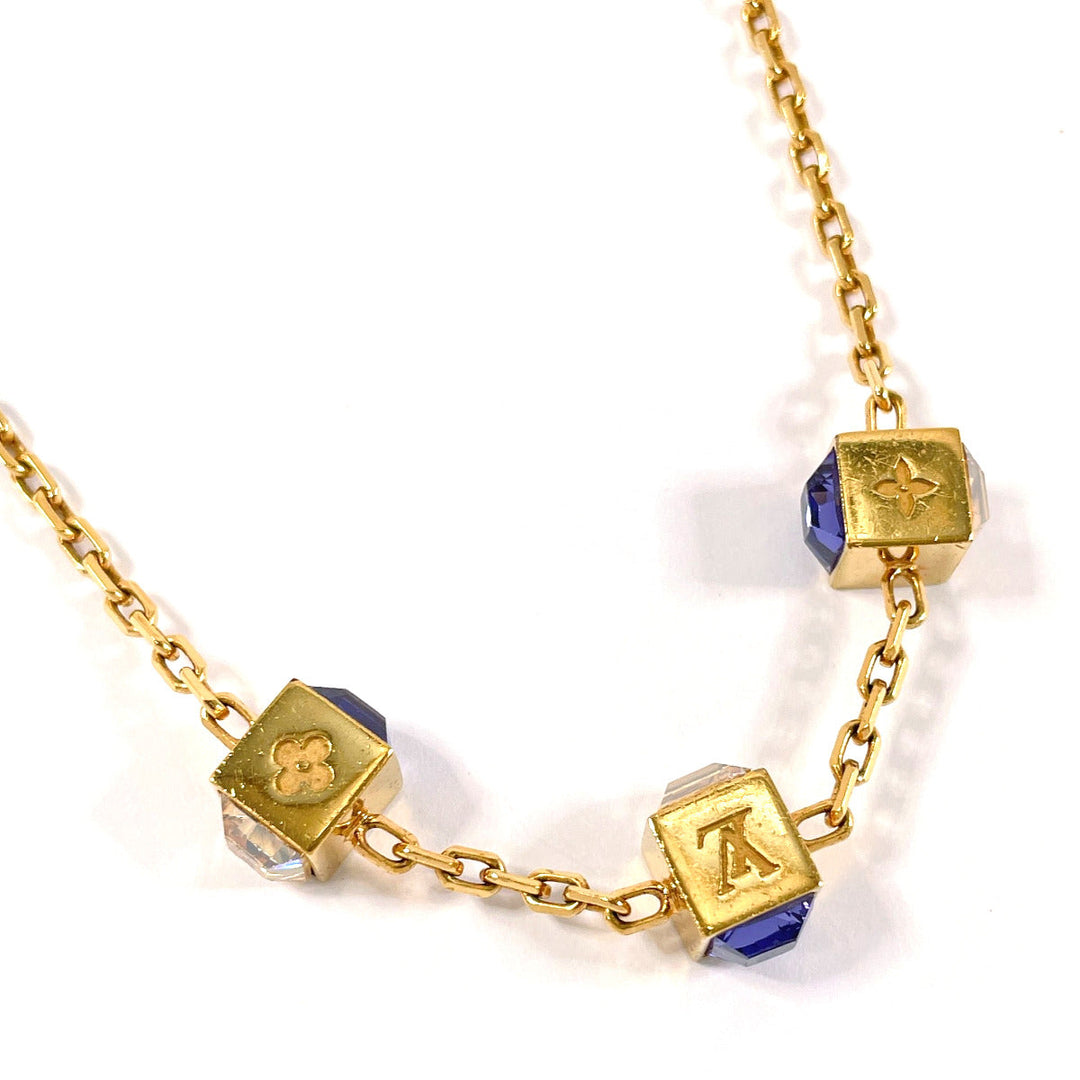 LOUIS VUITTON Necklace M65096 Metal, Swarovski gold Corey Gamble