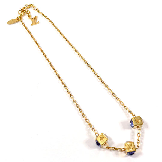 LOUIS VUITTON Necklace M65096 Metal, Swarovski gold Corey Gamble
