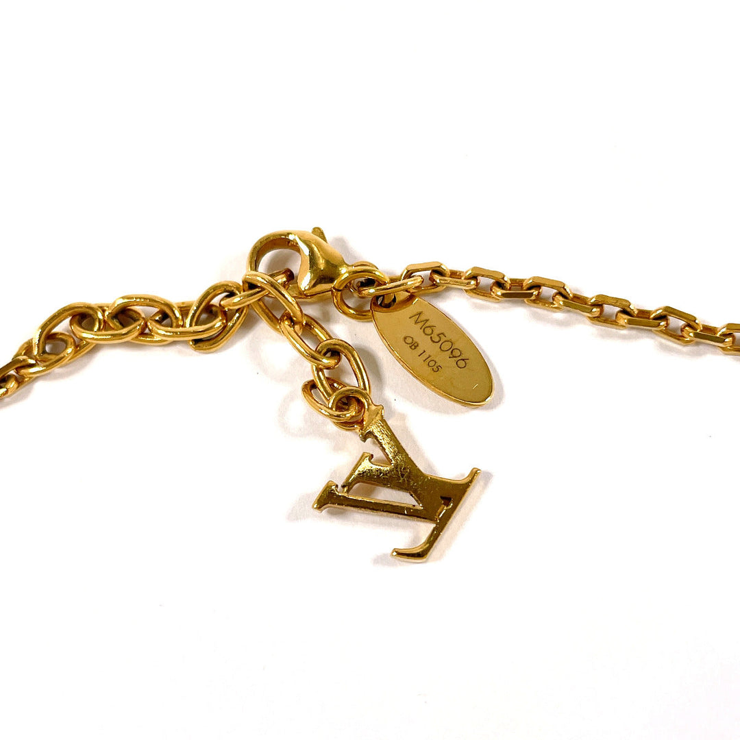 LOUIS VUITTON Necklace M65096 Metal, Swarovski gold Corey Gamble