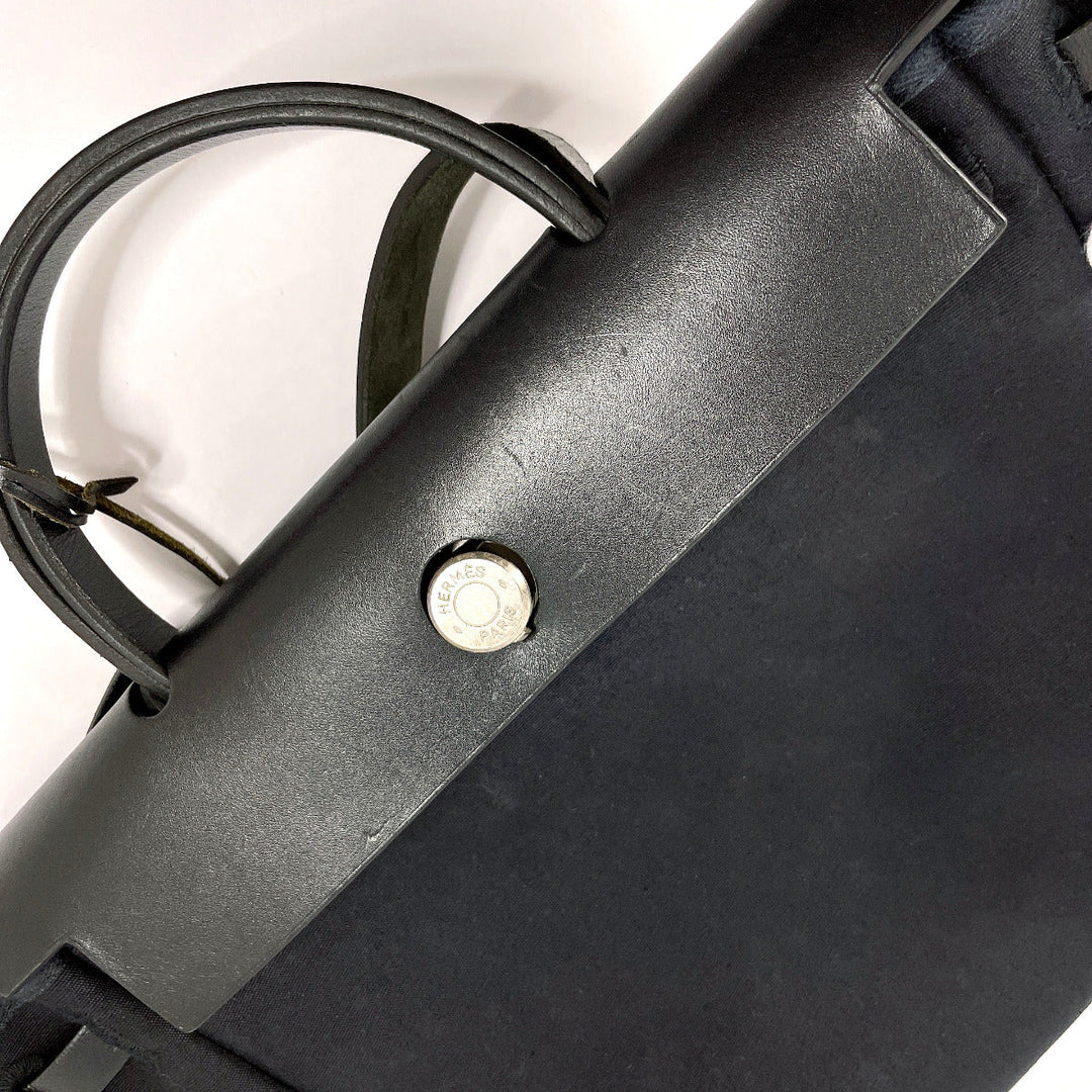 HERMES Handbag Towar Officier black 2WAY Herbag PM