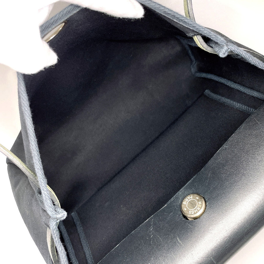HERMES Handbag Towar Officier black 2WAY Herbag PM