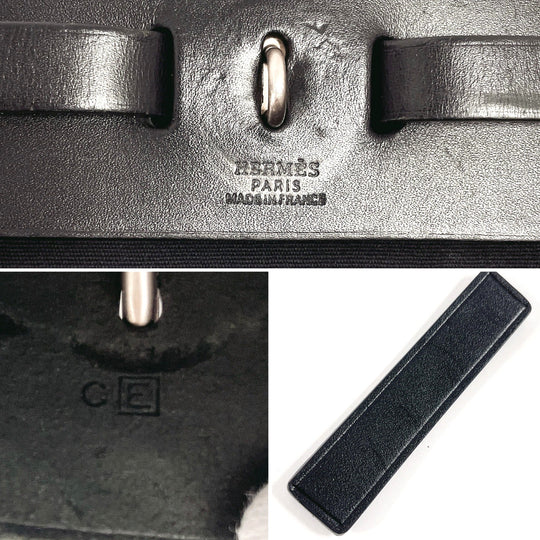 HERMES Handbag Towar Officier black 2WAY Herbag PM