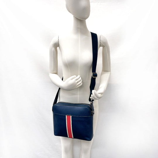 LOUIS VUITTON Shoulder Bag M34411 Taiga blue Anton Messenger PM