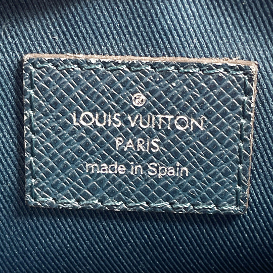 LOUIS VUITTON Shoulder Bag M34411 Taiga blue Anton Messenger PM