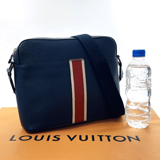 LOUIS VUITTON Shoulder Bag M34411 Taiga blue Anton Messenger PM