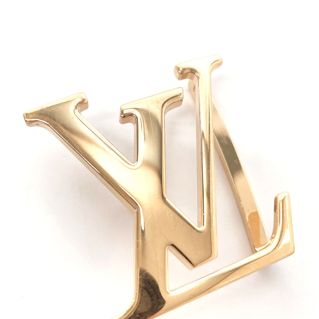 LOUIS VUITTON belt M9151 Taurillon Clemence black reversible Sunture LV Initial 34/85