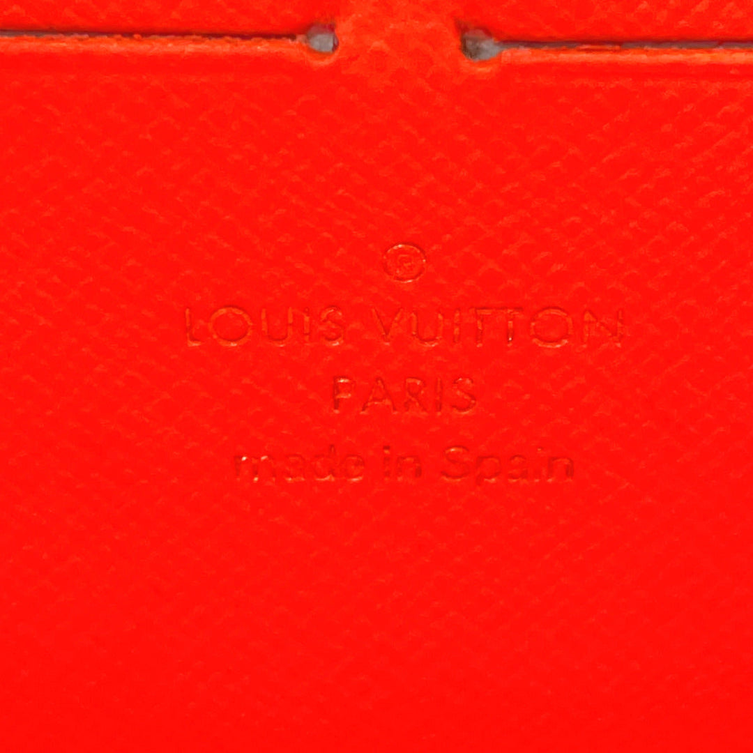 LOUIS VUITTON Long Wallet Purse M93711 Monogram canvas Brown Monogram graffiti Zippy wallet unisex Used Authentic