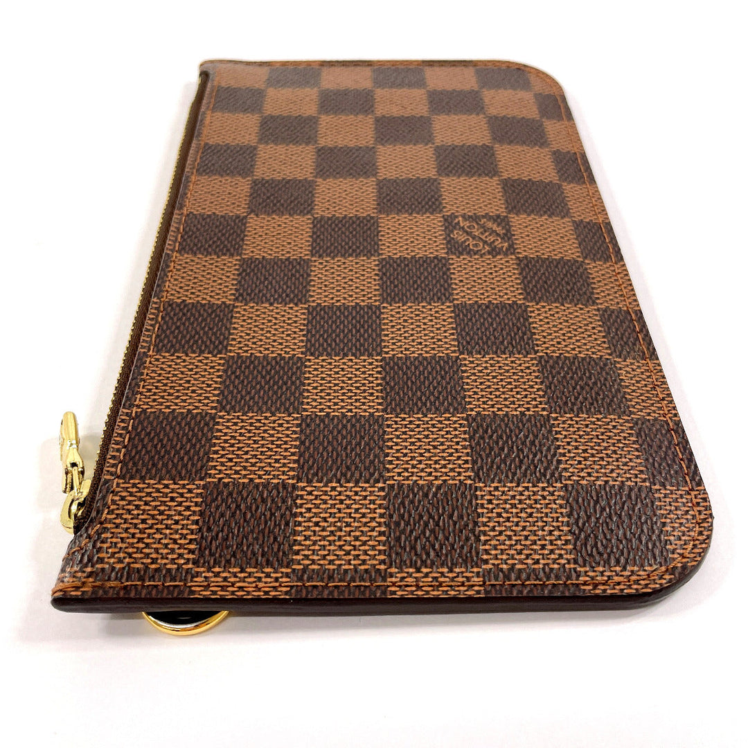 LOUIS VUITTON Pouch Damier Brown Neverfull attached pouch