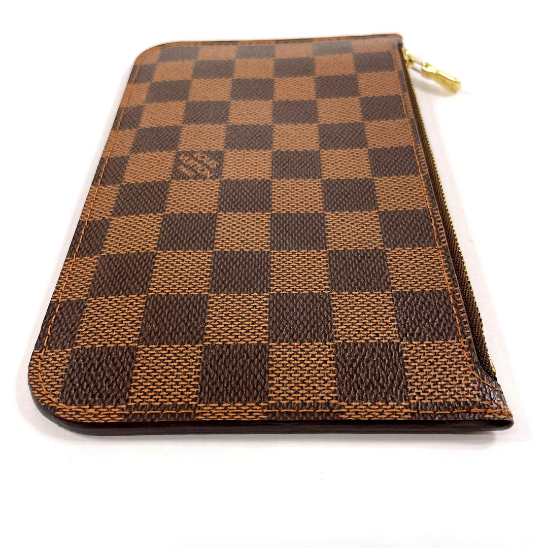 LOUIS VUITTON Pouch Damier Brown Neverfull attached pouch