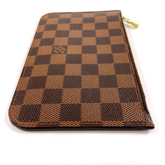 LOUIS VUITTON Pouch Damier Brown Neverfull attached pouch