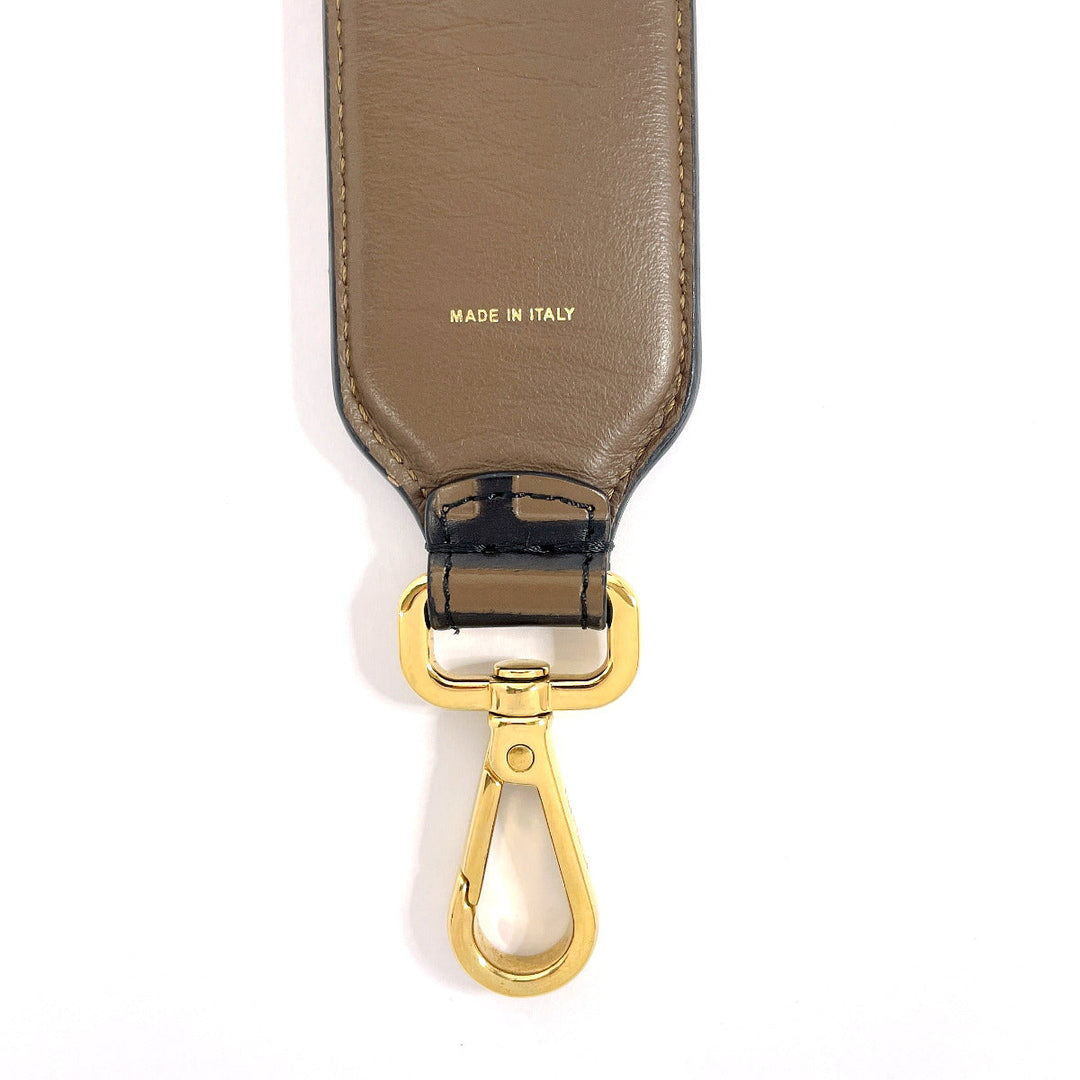 FENDI Shoulder strap 8AV105A5PJF13VK leather Brown Zucca Mini strap you
