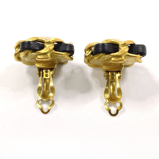 CHANEL Earring Gold Plated, Faux Pearl gold