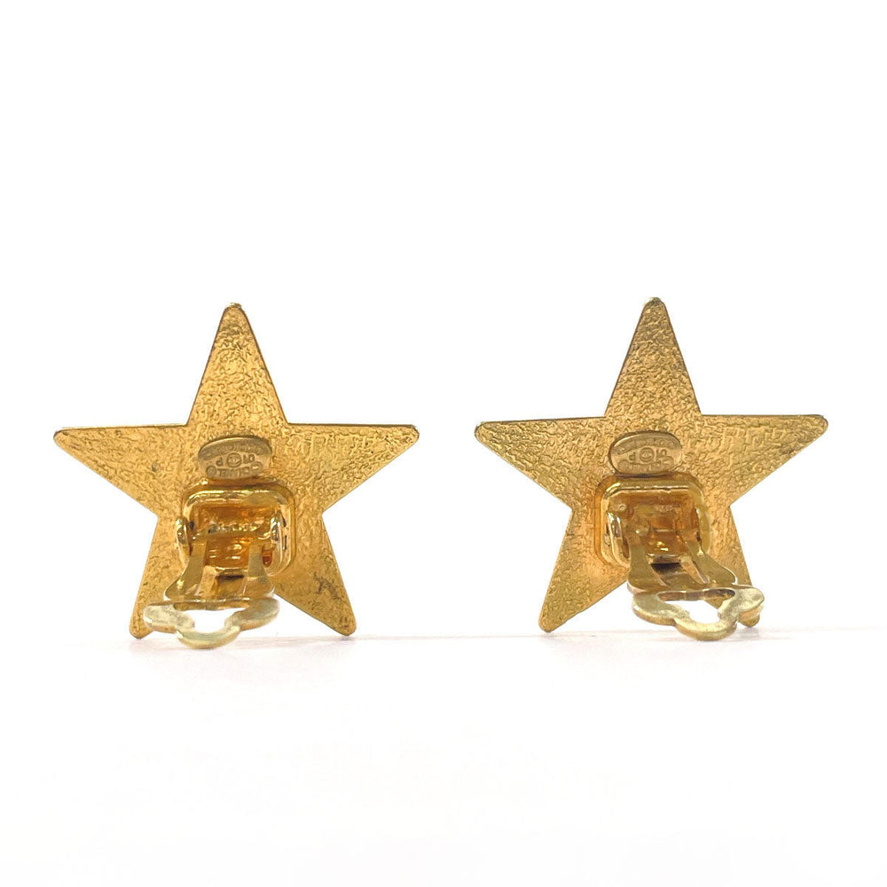 CHANEL Earring Gold Plated gold COCO Mark Star