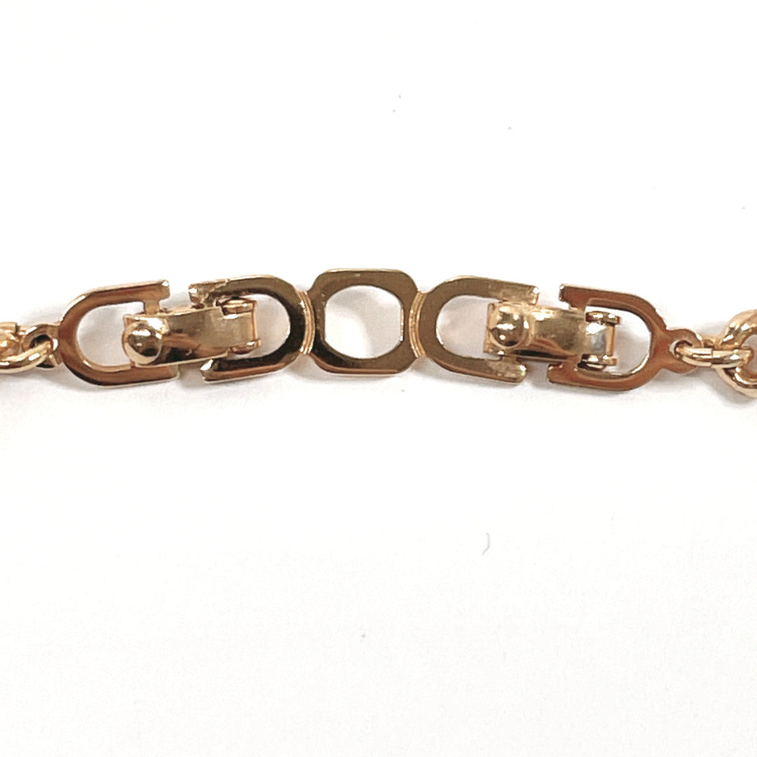 Christian Dior Necklace Metal, Rhinestone gold