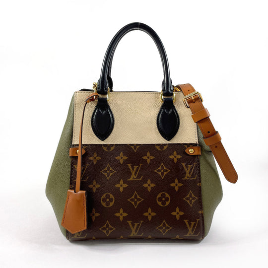 LOUIS VUITTON Handbag M45388 Monogram canvas Brown 2WAY Fold Tote PM