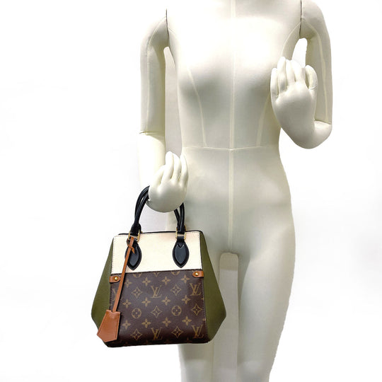 LOUIS VUITTON Handbag M45388 Monogram canvas Brown 2WAY Fold Tote PM