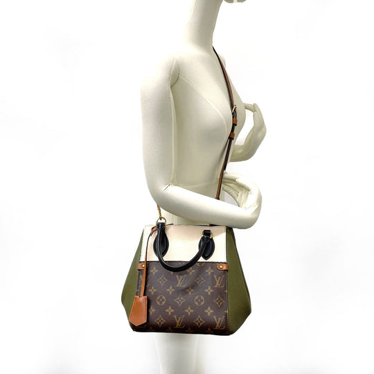 LOUIS VUITTON Handbag M45388 Monogram canvas Brown 2WAY Fold Tote PM