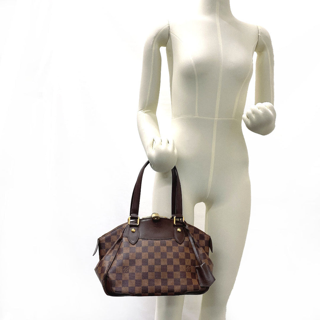 LOUIS VUITTON Handbag N41117 Damier Brown Verona PM