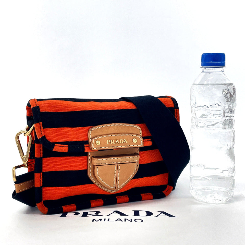 PRADA Shoulder Bag BT0785 canvas black