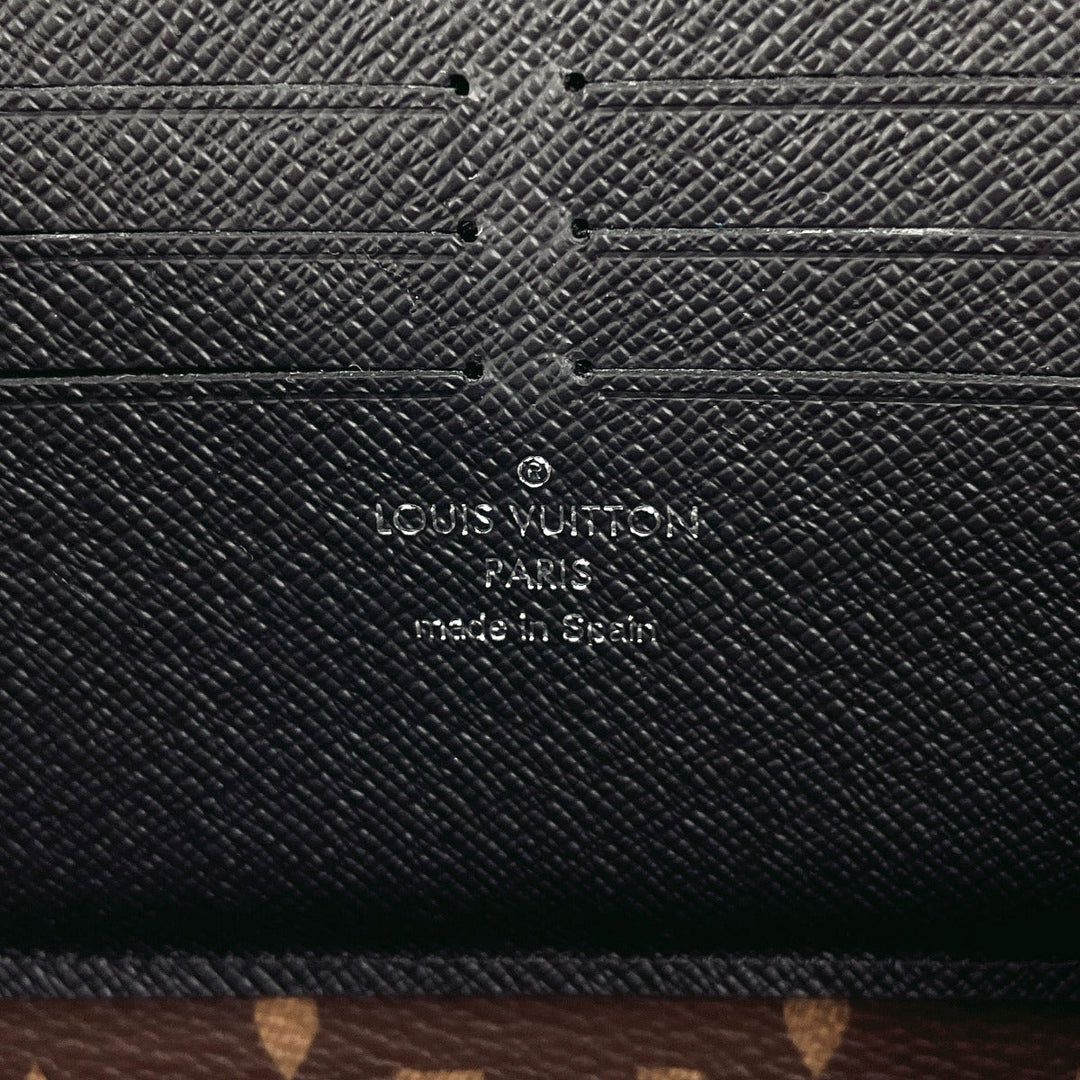 LOUIS VUITTON Long Wallet Purse M69407 Monogram macacer Brown Zippy Dragonne