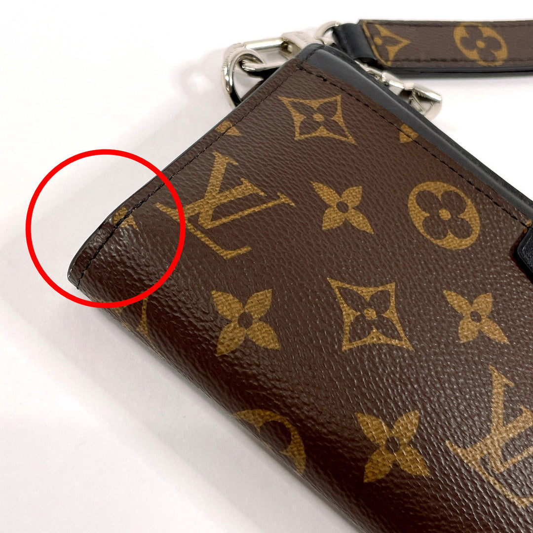 LOUIS VUITTON Long Wallet Purse M69407 Monogram macacer Brown Zippy Dragonne