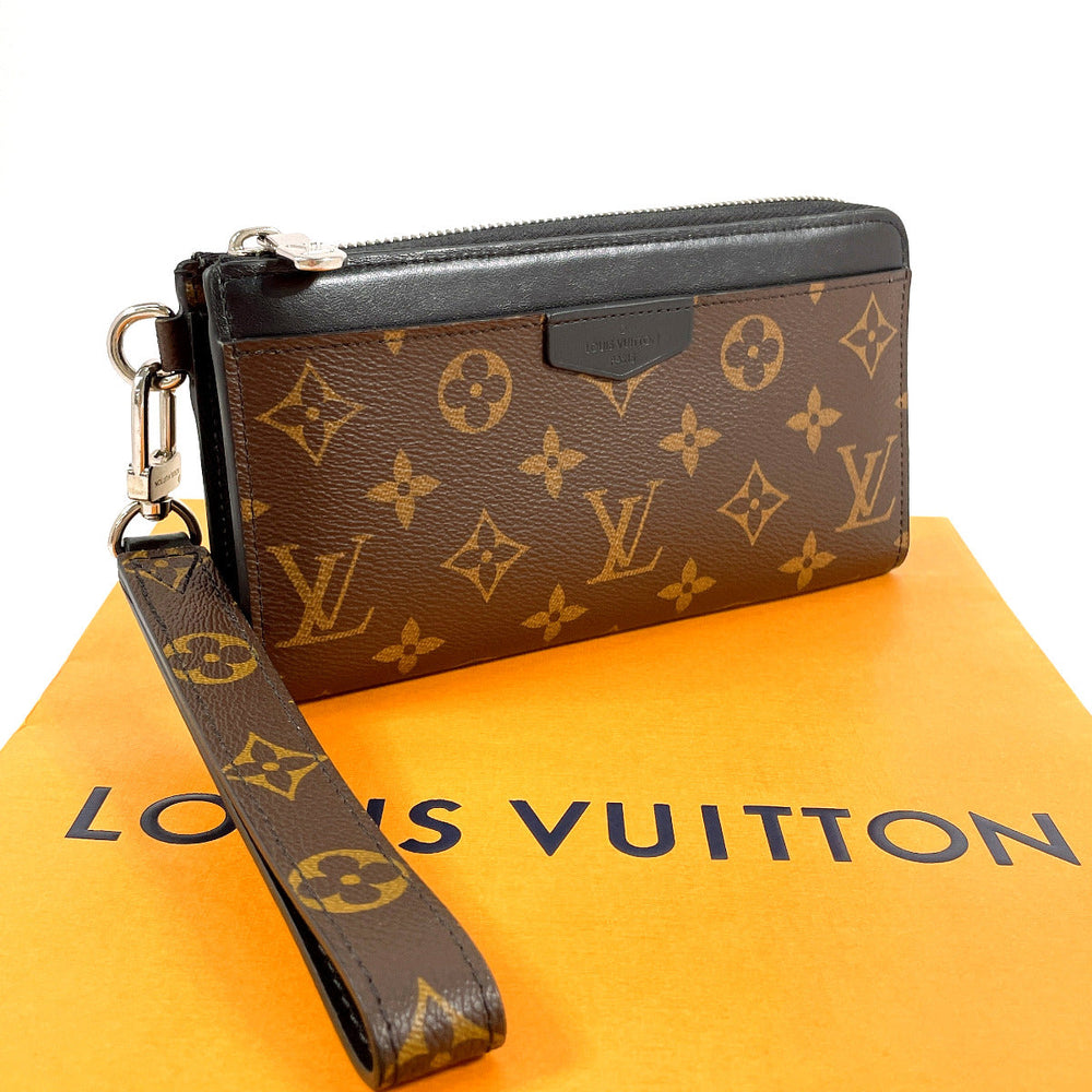 LOUIS VUITTON Long Wallet Purse M69407 Monogram macacer Brown Zippy Dragonne