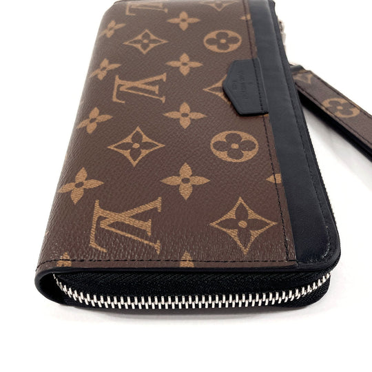 LOUIS VUITTON Long Wallet Purse M69407 Monogram macacer Brown Zippy Dragonne