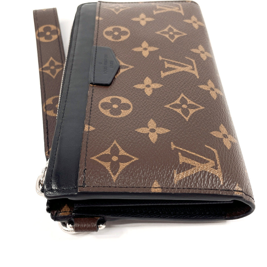 LOUIS VUITTON Long Wallet Purse M69407 Monogram macacer Brown Zippy Dragonne