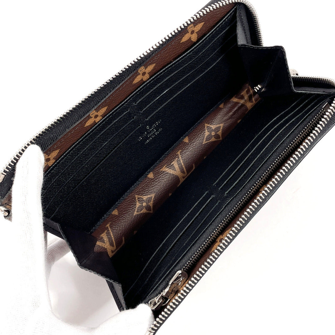 LOUIS VUITTON Long Wallet Purse M69407 Monogram macacer Brown Zippy Dragonne