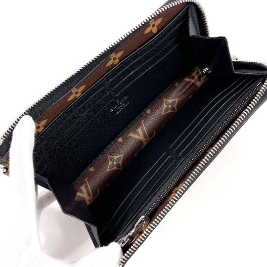 LOUIS VUITTON Long Wallet Purse M69407 Monogram macacer Brown Zippy Dragonne