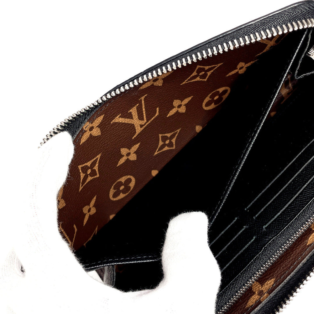 LOUIS VUITTON Long Wallet Purse M69407 Monogram macacer Brown Zippy Dragonne