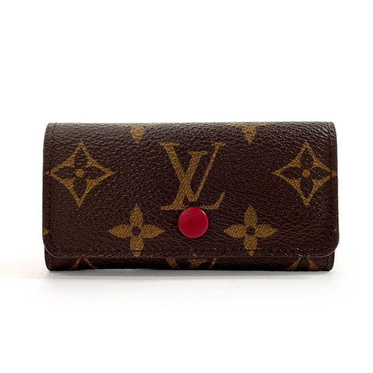 LOUIS VUITTON Key case Key holder  M41945 Monogram canvas Brown Multicles 4