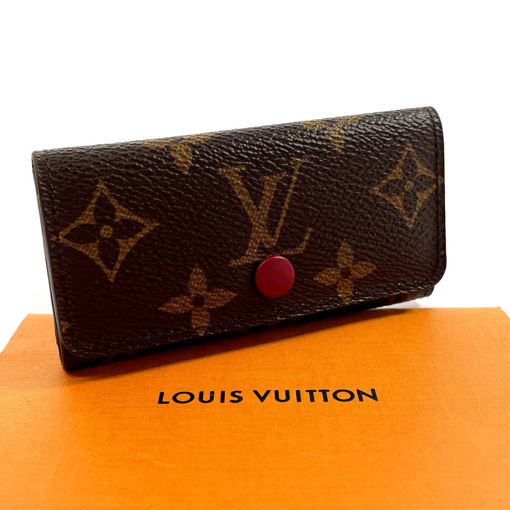 LOUIS VUITTON Key case Key holder  M41945 Monogram canvas Brown Multicles 4