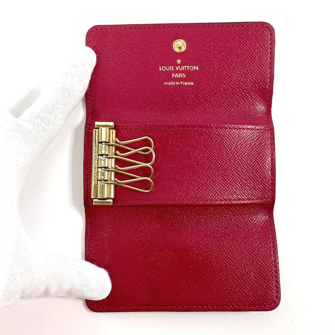 LOUIS VUITTON Key case Key holder  M41945 Monogram canvas Brown Multicles 4