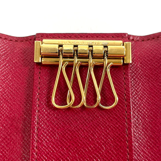 LOUIS VUITTON Key case Key holder  M41945 Monogram canvas Brown Multicles 4