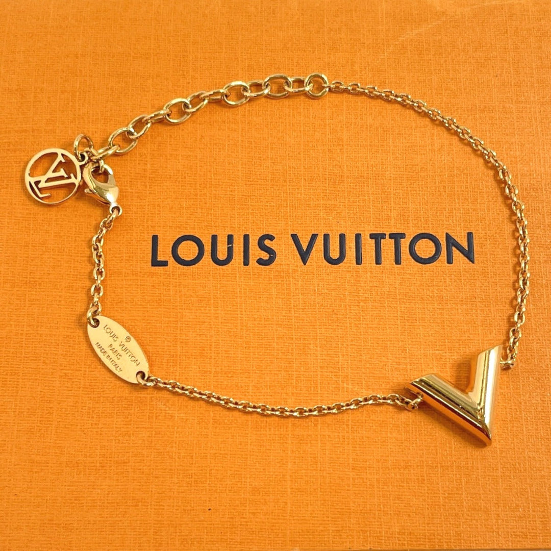 LOUIS VUITTON bracelet M61084 metal gold Essential V