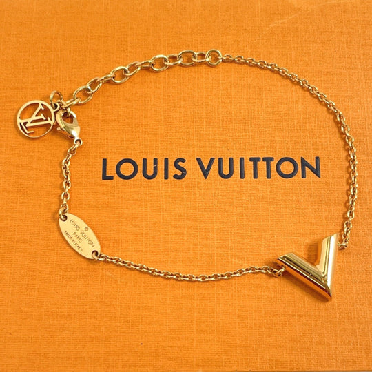 LOUIS VUITTON bracelet M61084 metal gold Essential V