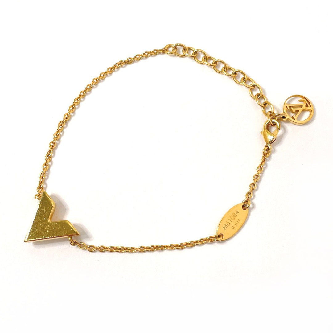 LOUIS VUITTON bracelet M61084 metal gold Essential V